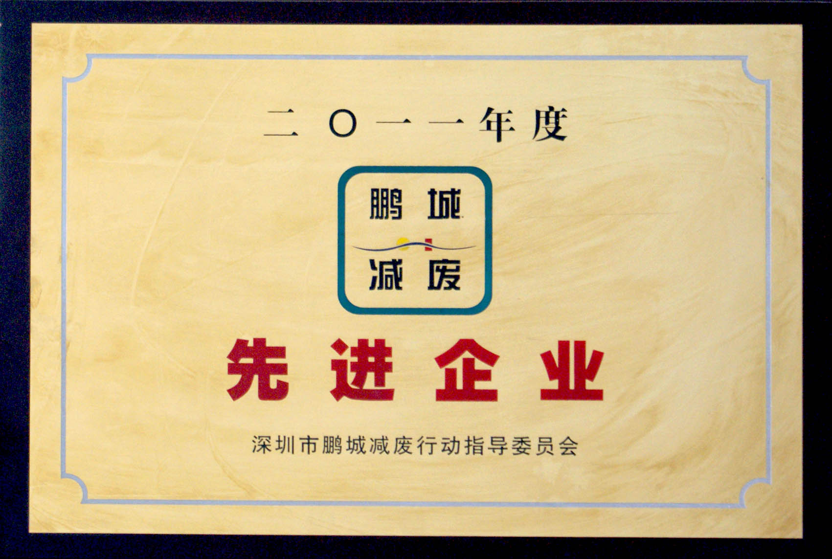 11年鹏城减废先进企业